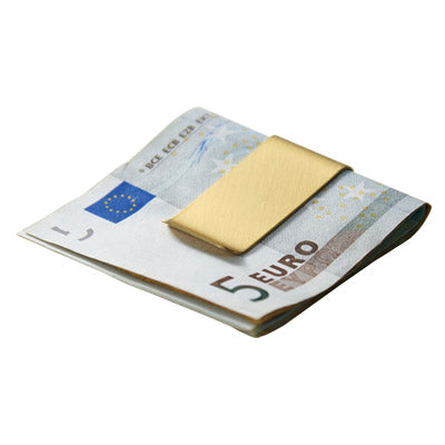 金色のマネークリップ