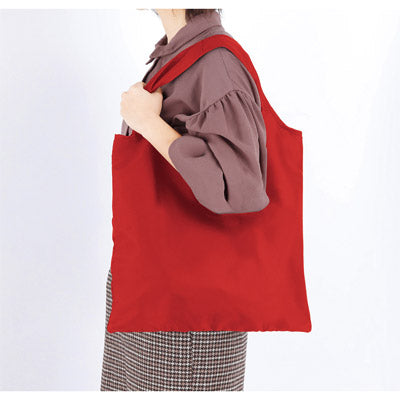 スペンザ・ソフト再生PETマルシェエコバッグ（レッド）