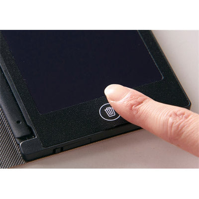 カバー付き電子メモパッド１個（ブラック）