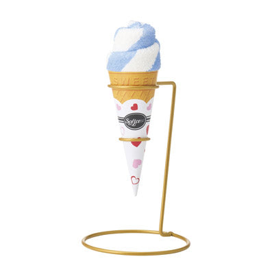 まるでソフトクリームなミニタオル１枚