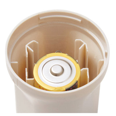 備えて安心　単１形から単４形まで使えるハンディライト