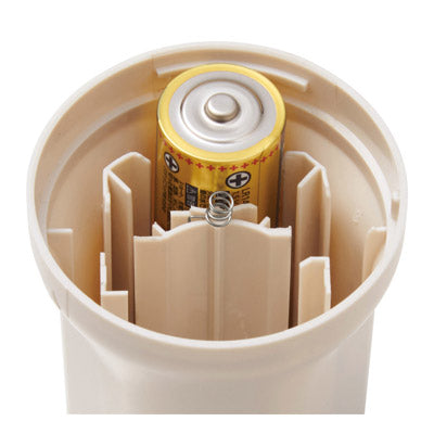 備えて安心　単１形から単４形まで使えるハンディライト