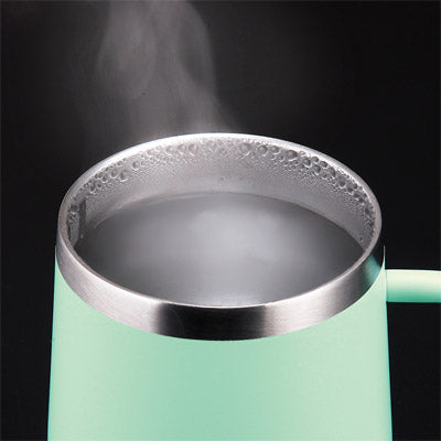 Smoo・真空二重構造ステンレスマグカップ（ライトグリーン）