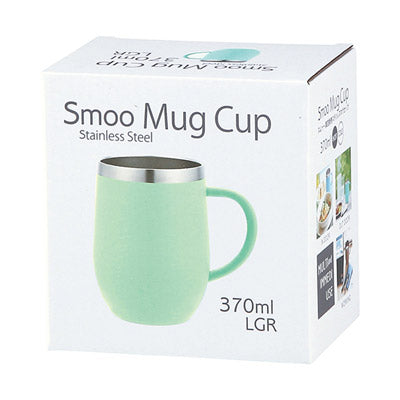 Smoo・真空二重構造ステンレスマグカップ（ライトグリーン）