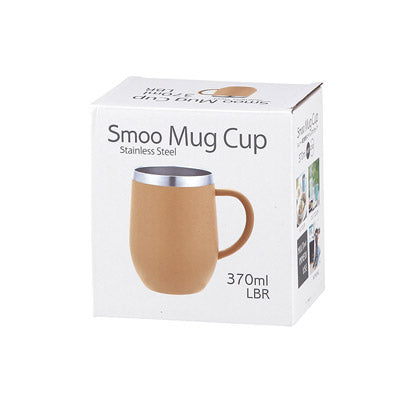Smoo・真空二重構造ステンレスマグカップ（ライトブラウン）