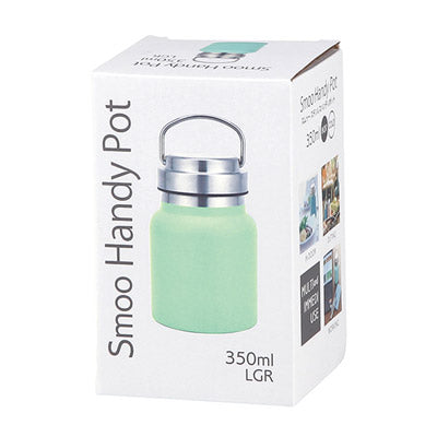 Smoo・真空二重構造ステンレスフードポット（ライトグリーン）
