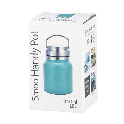 Smoo・真空二重構造ステンレスフードポット（ライトブルー）