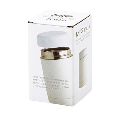MIP 真空二重構造ステンレスフードポット（ホワイト）