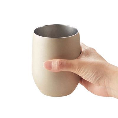 真空ステンレスサーモタンブラー３９０ｍｌ１個（シャンパンゴールド）