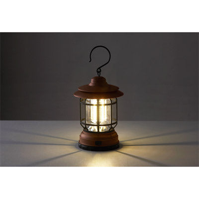 フック付きCOBランタンライト（ダークブラウン）