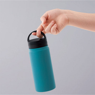 ビーサイド・真空二重ハンドル付きマグボトル 500ml（ブルー）