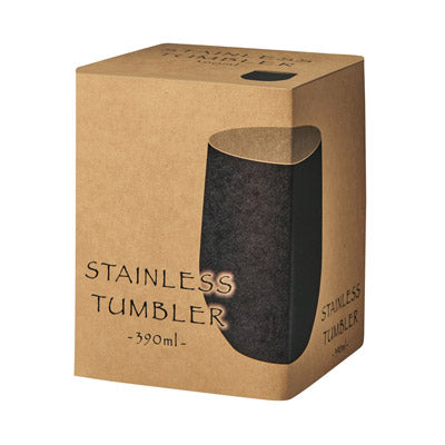 真空ステンレスサーモタンブラー３９０ｍｌ１個（ブラック）