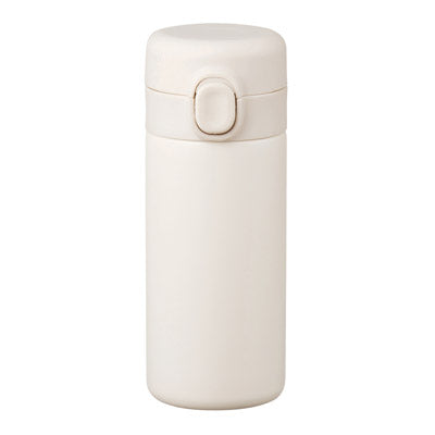 ワンプッシュ真空ステンレスボトル３２０ｍｌ１本（ホワイト）