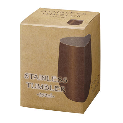 真空ステンレスサーモタンブラー３９０ｍｌ１個（モカブラウン）
