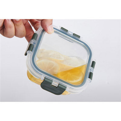 蓋付き耐熱ガラス保存容器２個組