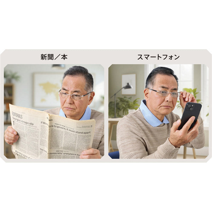 メガネ型ルーペ