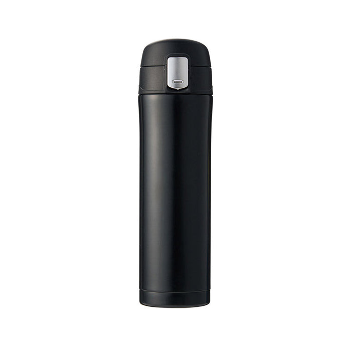 ワンプッシュ真空ステンレスボトル４５０ｍｌ（ブラック）