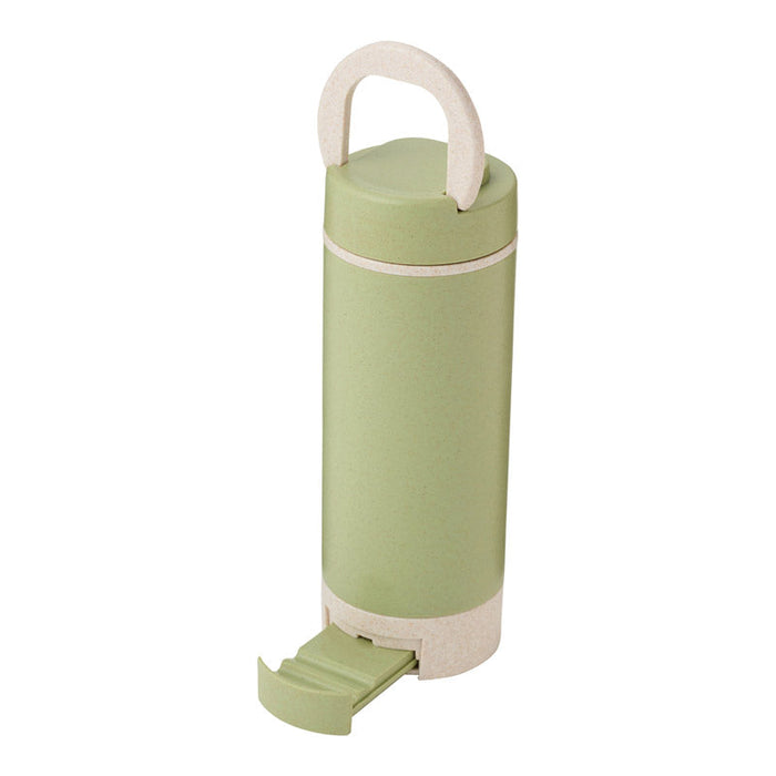 スマホスタンド付きバンブーボトル４００ｍｌ（グリーン）