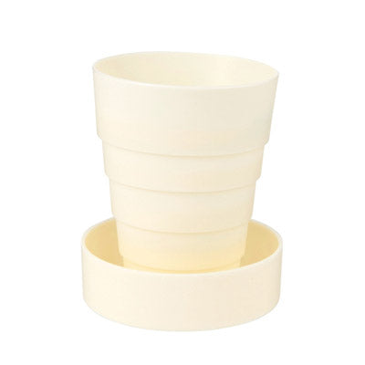 折りたたみ携帯コップ１個（オフホワイト）