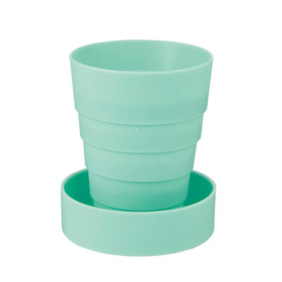 折りたたみ携帯コップ１個（ライトグリーン）