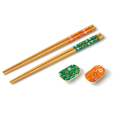 文様百趣　箸＆箸置き二膳セット