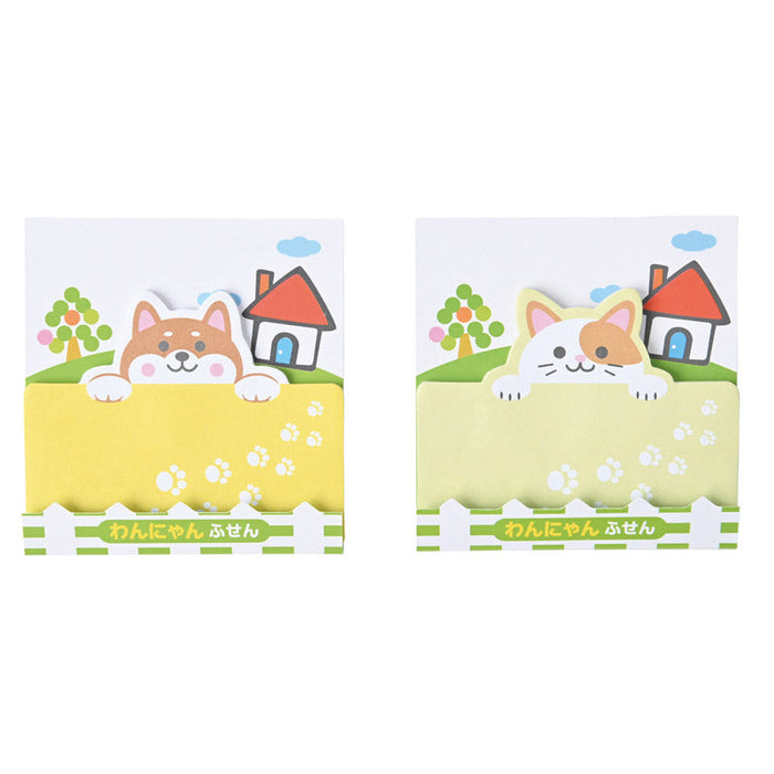 わんにゃんダイカットふせん(20枚入)