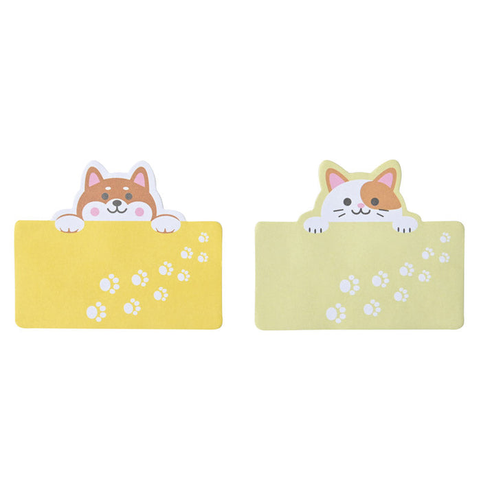 わんにゃんダイカットふせん(20枚入)