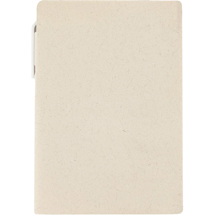 〈牛乳パック再利用〉手帳型ふせんセット（ボールペン付）