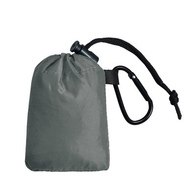 アヴァンセ・ポータブルエコバッグ(カラビナ付き）（グレー）