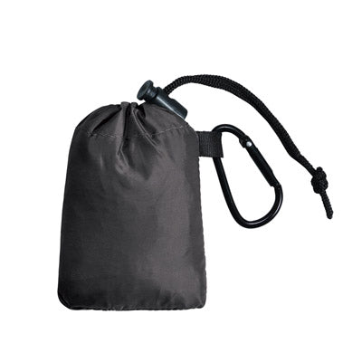 アヴァンセ・ポータブルエコバッグ(カラビナ付き）（ブラック）