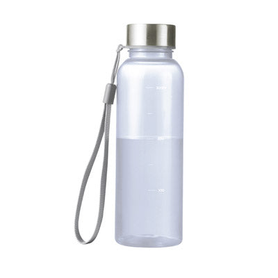 メモリ付きフロスティボトル350ml（ストラップ付き）（ホワイト）