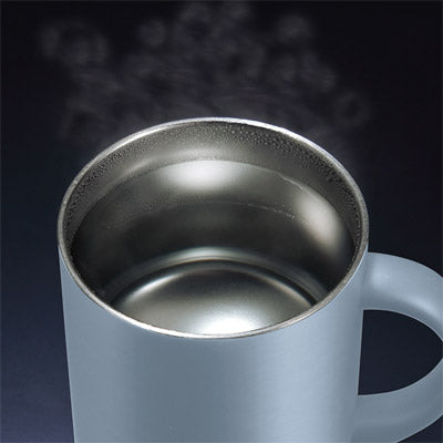 サーモス・真空断熱マグカップ280ml（アッシュブルー）JDG