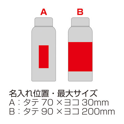 Smoo・真空二重構造ステンレスボトル500ml（ブラウン）