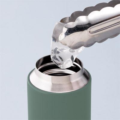 セルトナ・ワンタッチ式真空ステンレスボトル（カーキ）