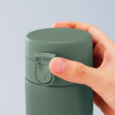 セルトナ・ワンタッチ式真空ステンレスボトル（カーキ）