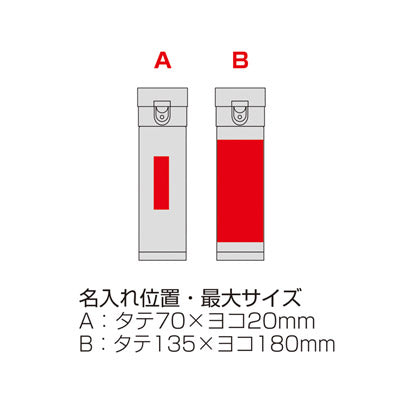 セルトナ・ワンタッチ式真空ステンレスボトル（ネイビー）