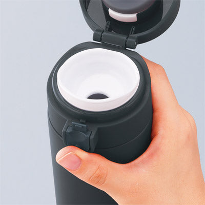 セルトナ・ワンタッチ式真空ステンレスボトル（スモークブラック）