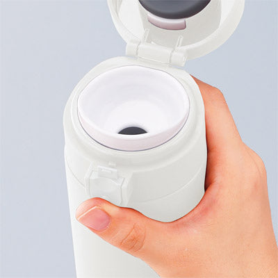 セルトナ・ワンタッチ式真空ステンレスボトル（ホワイト）