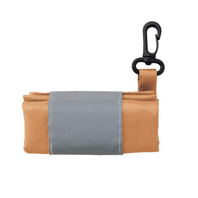 ポータブルリフレクターエコバッグ（フック付き）（ベージュ）