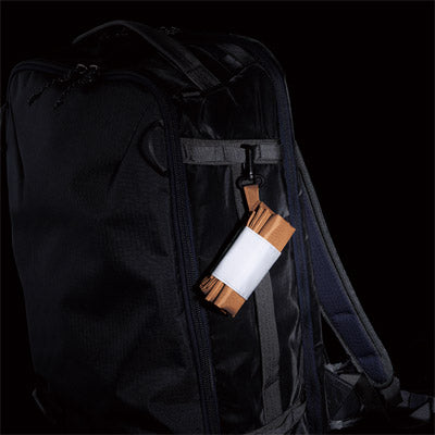 ポータブルリフレクターエコバッグ（フック付き）（ベージュ）