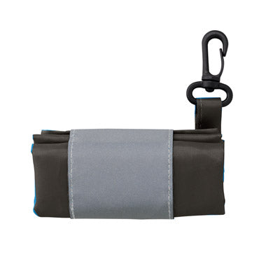 ポータブルリフレクターエコバッグ（フック付き）（グレー）