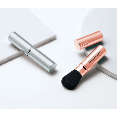 ルナベル スライドコスメブラシ（シルバー）