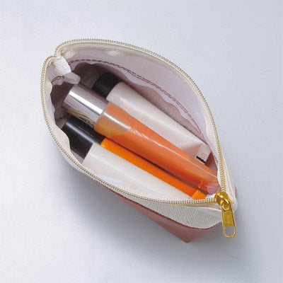 バイカラーズ・ポーチ（ダスティピンク）