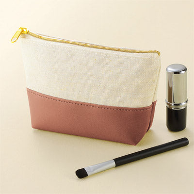 バイカラーズ・ポーチ（ダスティピンク）