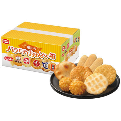 亀田のバラエティおせんべい箱