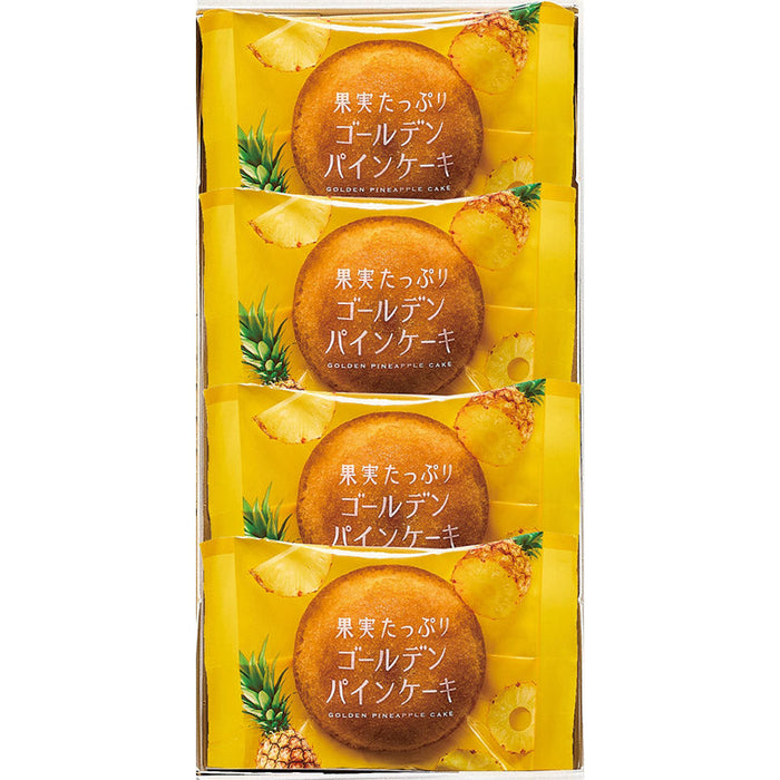 ひととえ　果実たっぷりゴールデンパインケーキ4個
