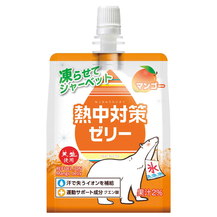 天塩使用　熱中対策ゼリー　マンゴー150g