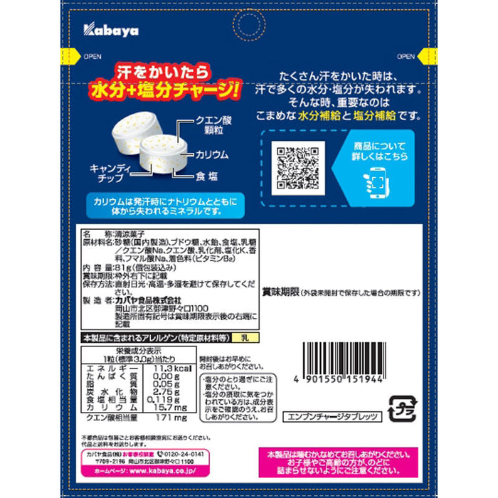 塩分チャージタブレッツ　スポーツドリンク味８１ｇ