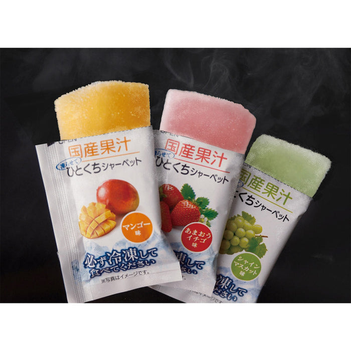 国産果汁　凍らせてひとくちシャーベット１２個入