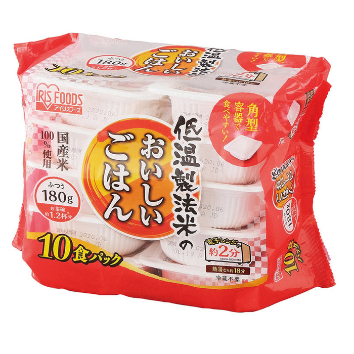 低温製法米のおいしいごはん１８０ｇ×１０食パック